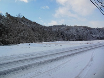 この冬いちばんの雪です