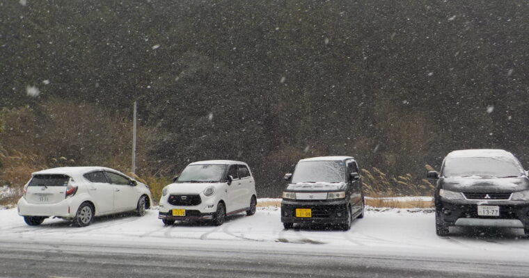 今日は雪国です。